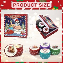 Christmas Scented Candles Set